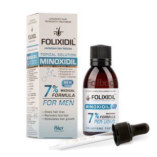 Лосьйон Folixidil Minoxidil 7% - 60 мл 8011483016015 фото