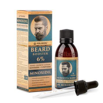 Лосьйон для бороди Folixidil Beard Booster Minoxidil 6% - 60 мл 8032706442770 фото