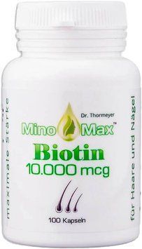Біотин MinoMax Biotin 10 000 мкг - 100 капсул 4270001445858 фото